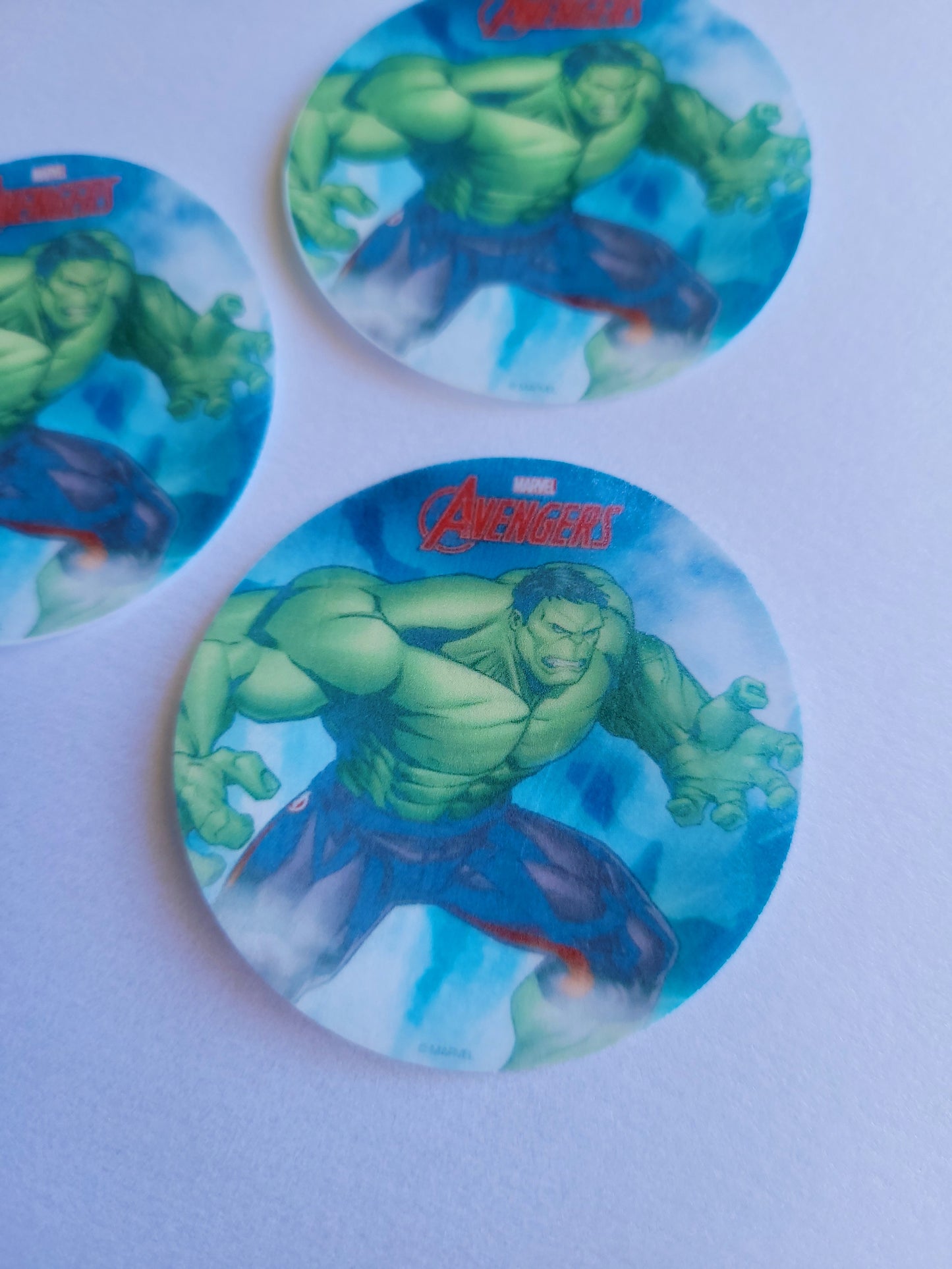 Edible Wafer Paper Pre-cut Toppers Hulk #01