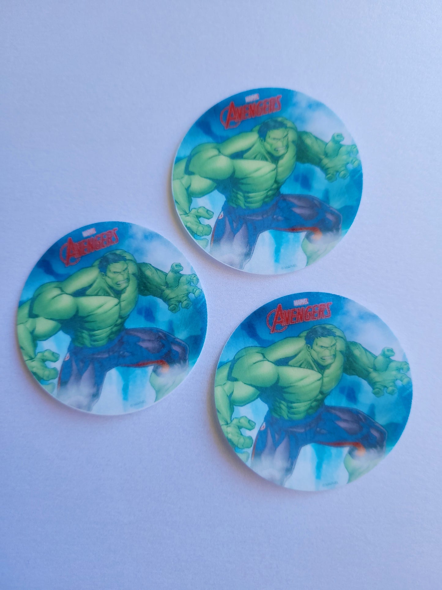 Edible Wafer Paper Pre-cut Toppers Hulk #01