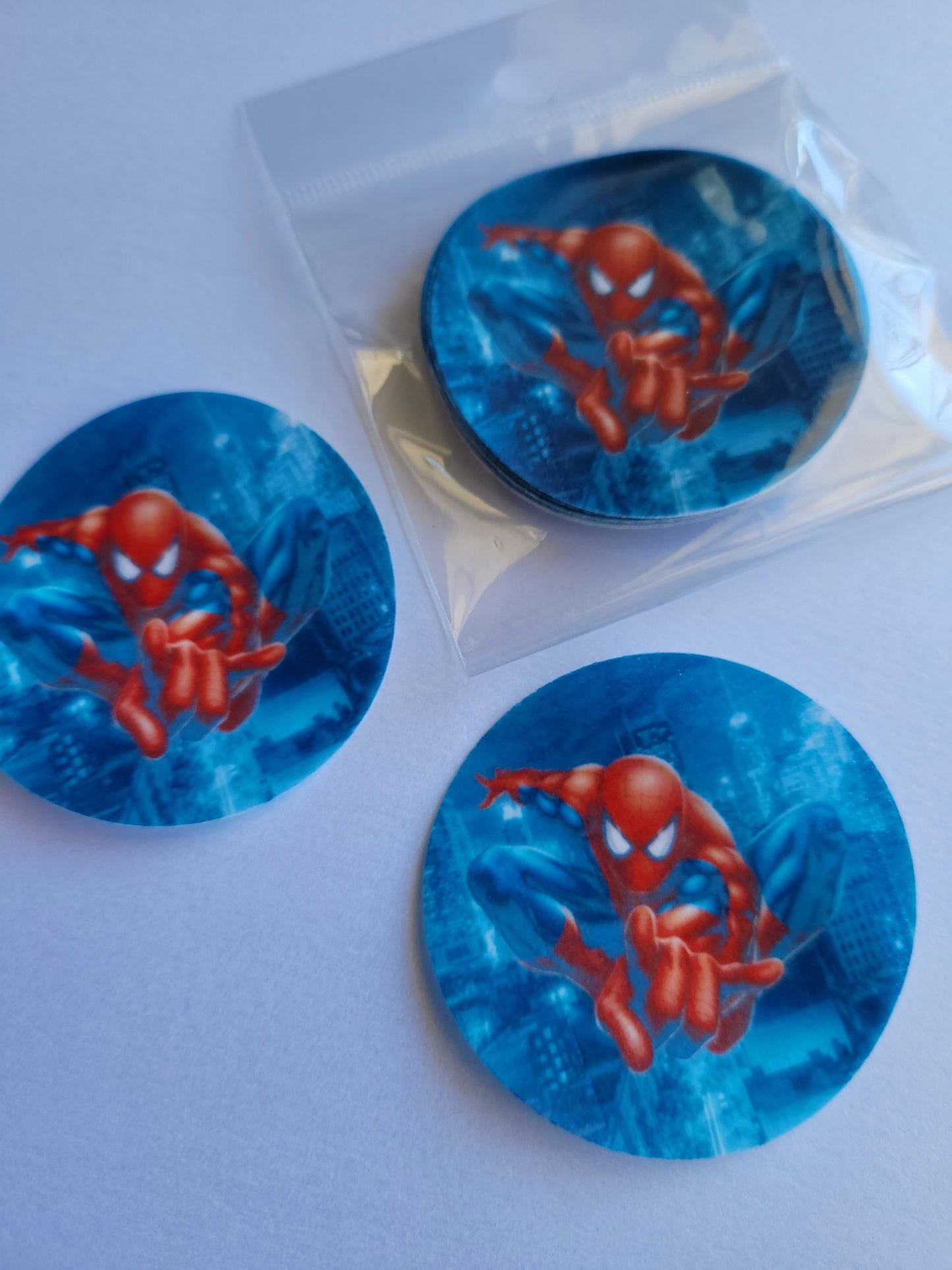 Edible Wafer Paper Pre-cut Toppers Spiderman #01