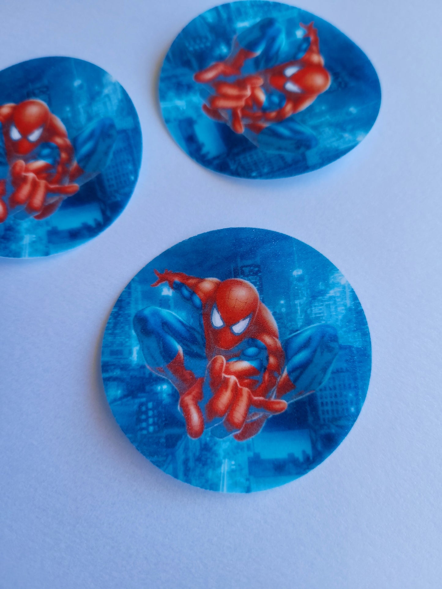 Edible Wafer Paper Pre-cut Toppers Spiderman #01