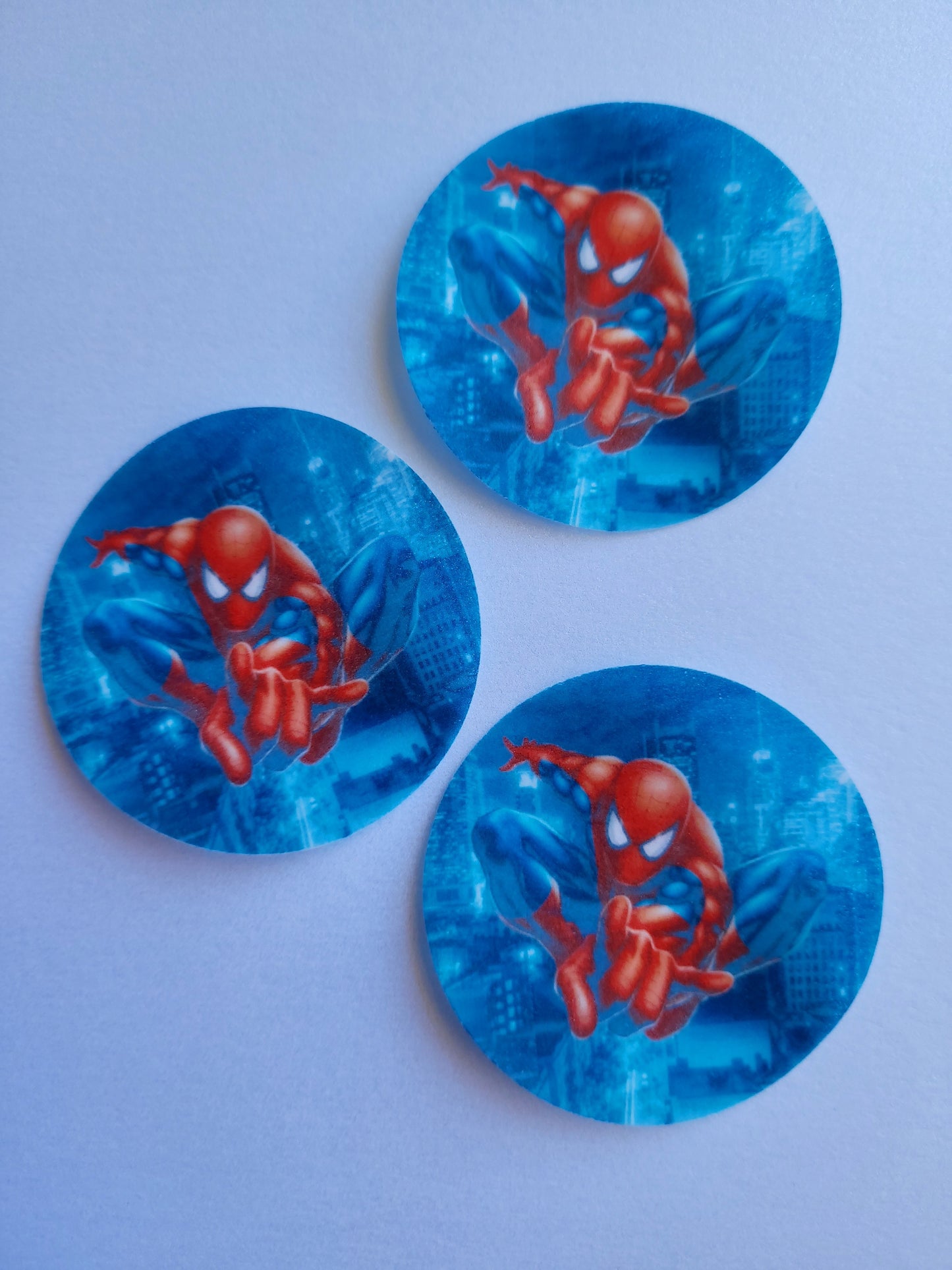 Edible Wafer Paper Pre-cut Toppers Spiderman #01