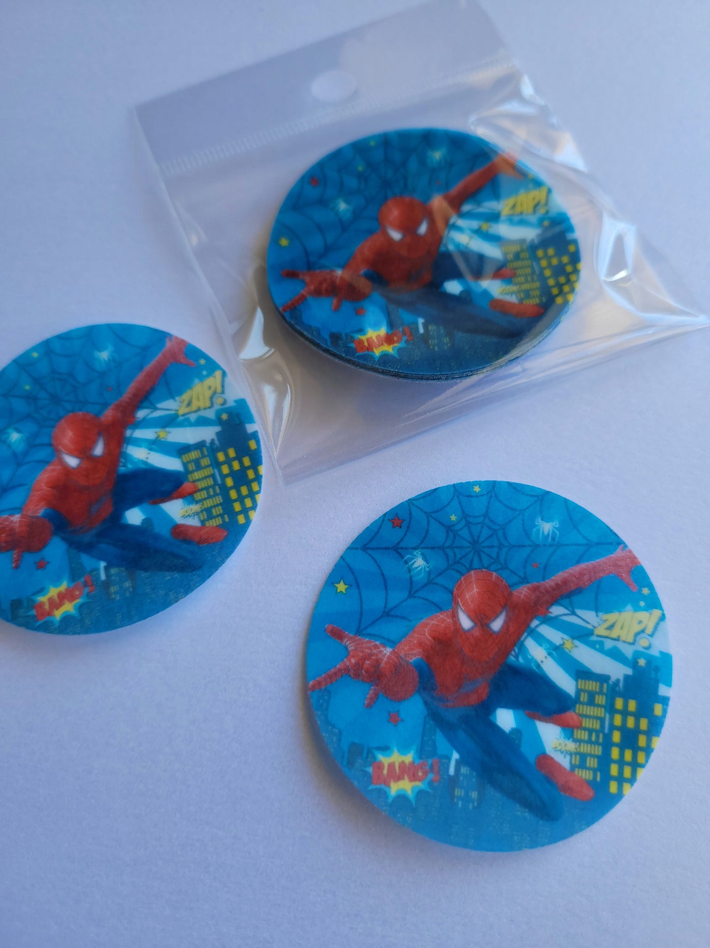 Edible Wafer Paper Pre-cut Toppers Spiderman #02