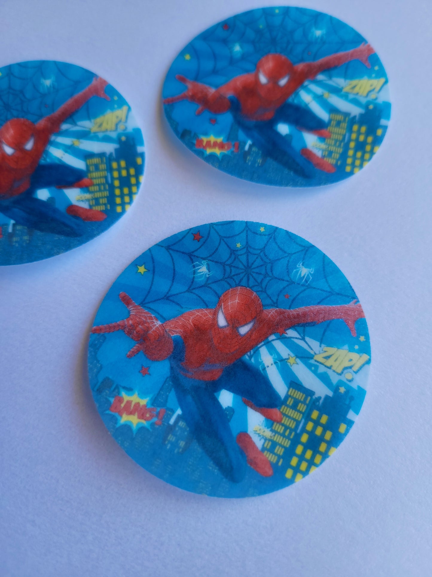 Edible Wafer Paper Pre-cut Toppers Spiderman #02