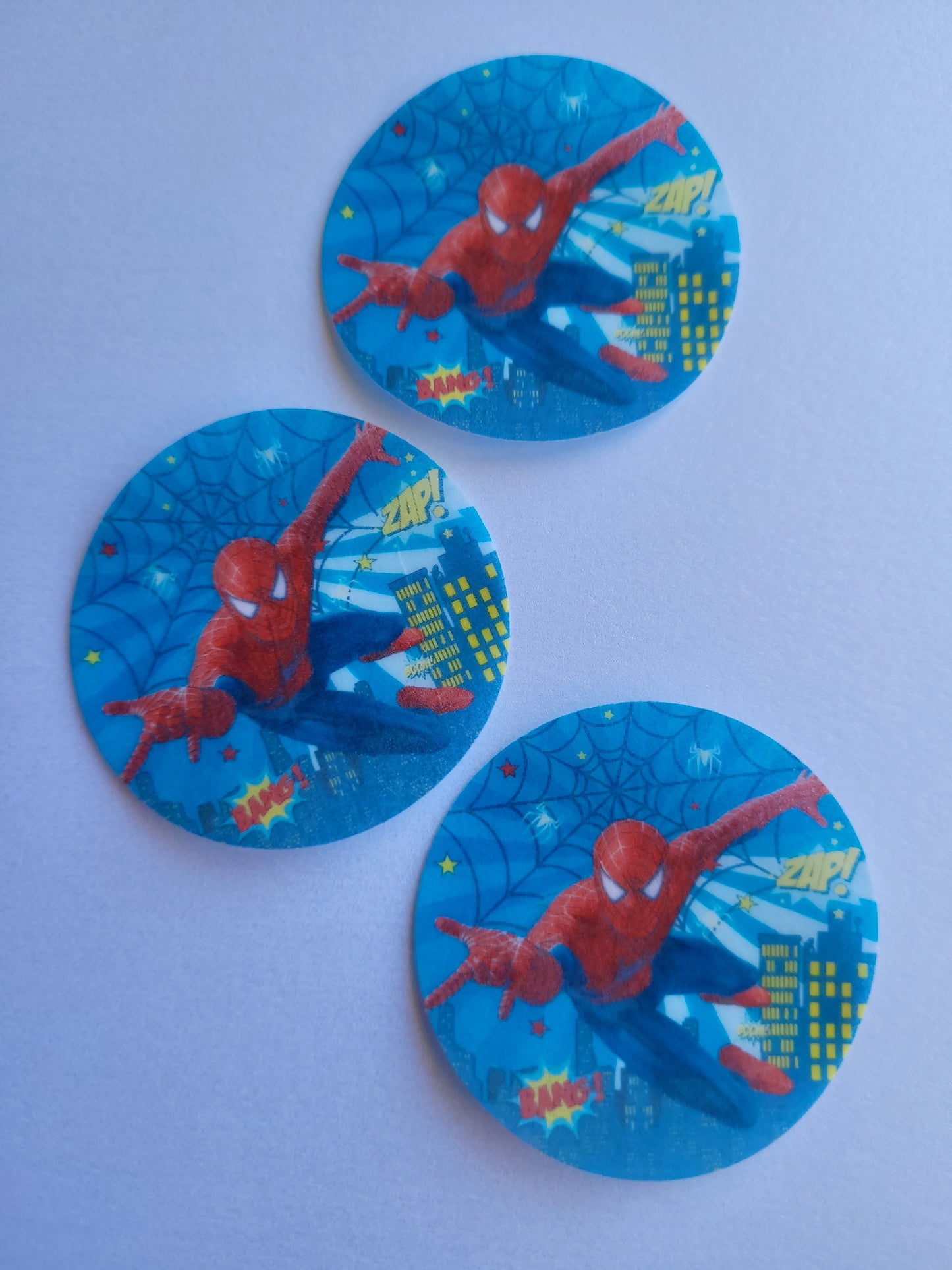 Edible Wafer Paper Pre-cut Toppers Spiderman #02