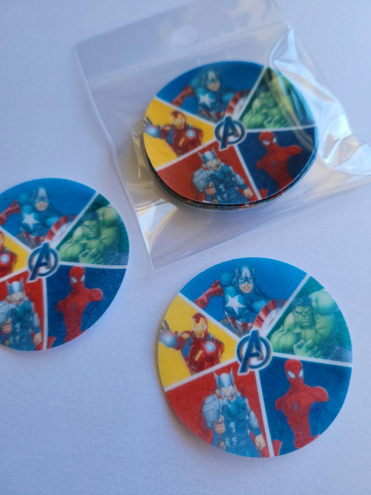 Edible Wafer Paper Pre-cut Toppers Avengers #05