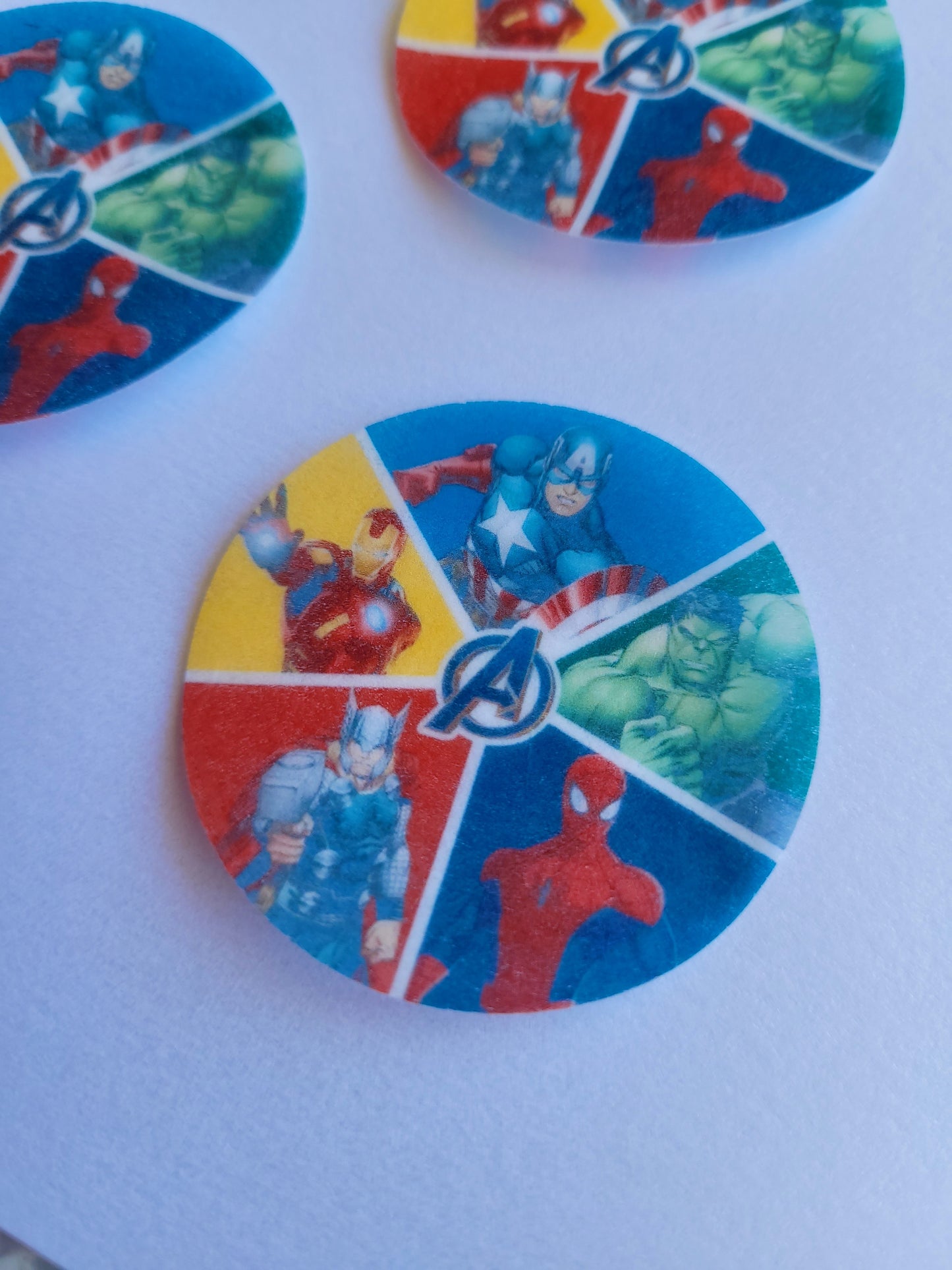 Edible Wafer Paper Pre-cut Toppers Avengers #05