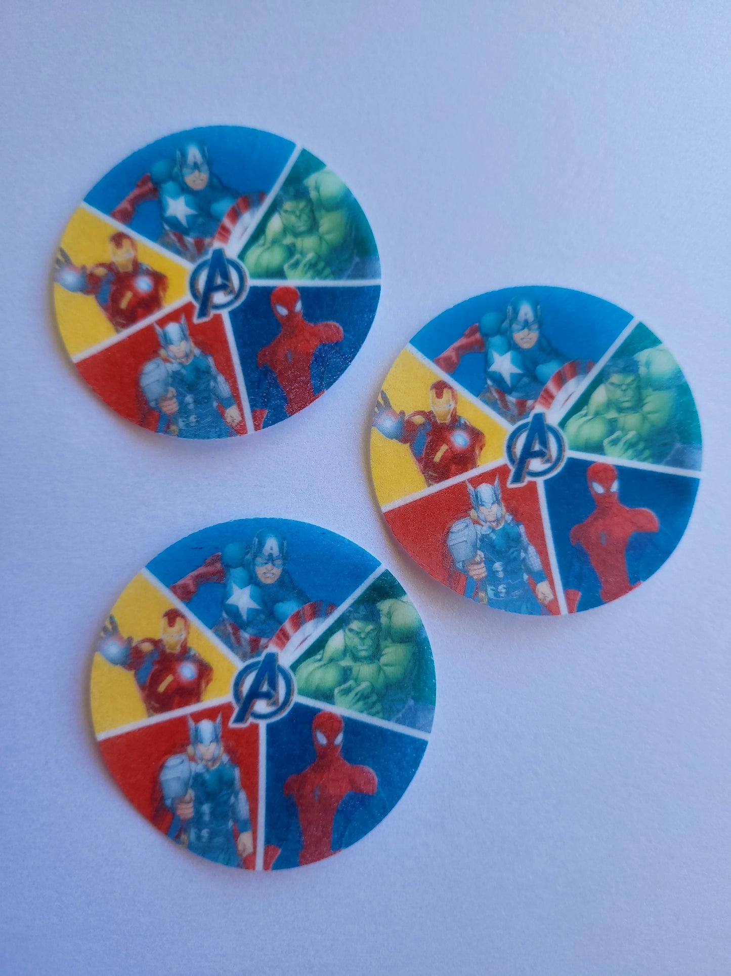 Edible Wafer Paper Pre-cut Toppers Avengers #05