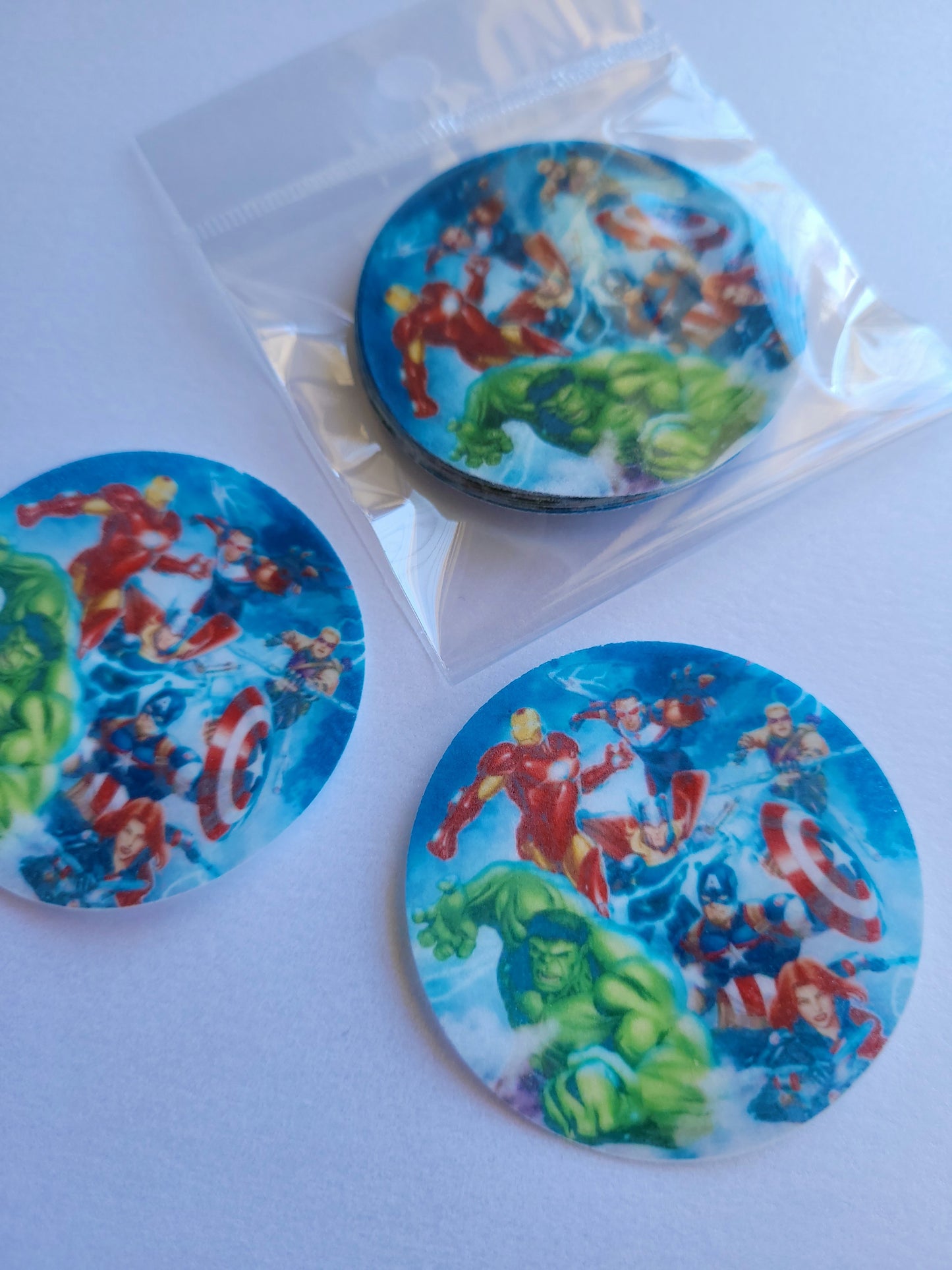 Edible Wafer Paper Pre-cut Toppers Avengers #03