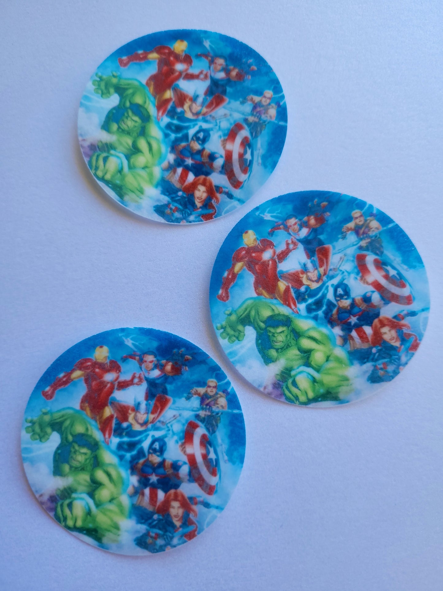 Edible Wafer Paper Pre-cut Toppers Avengers #03