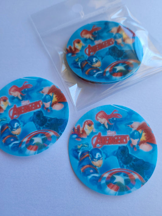 Edible Wafer Paper Pre-cut Toppers Avengers #02