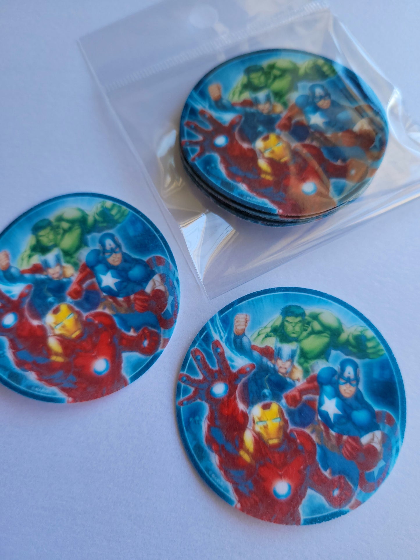 Edible Wafer Paper Pre-cut Toppers Avengers #01