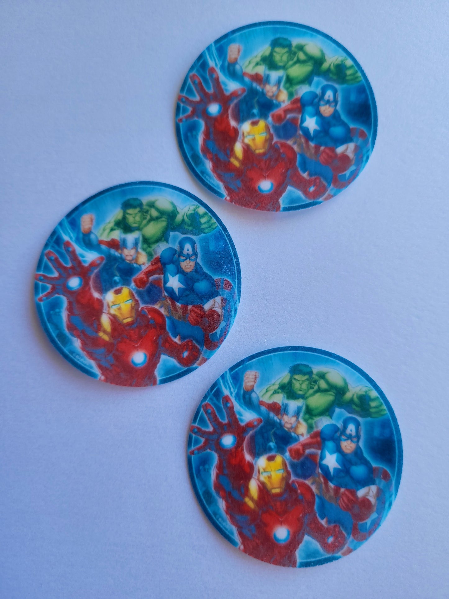 Edible Wafer Paper Pre-cut Toppers Avengers #01