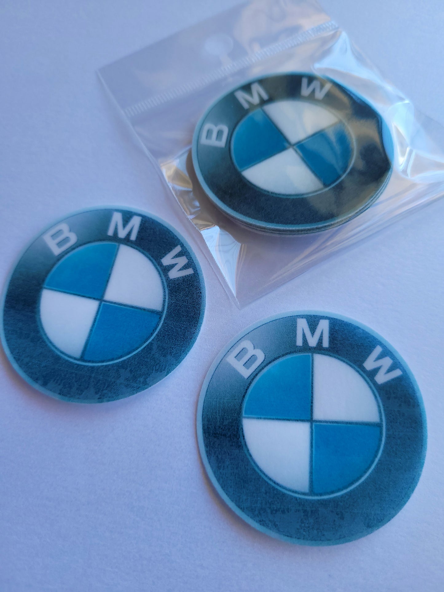 Edible Wafer Paper Pre-cut Toppers BMW #01