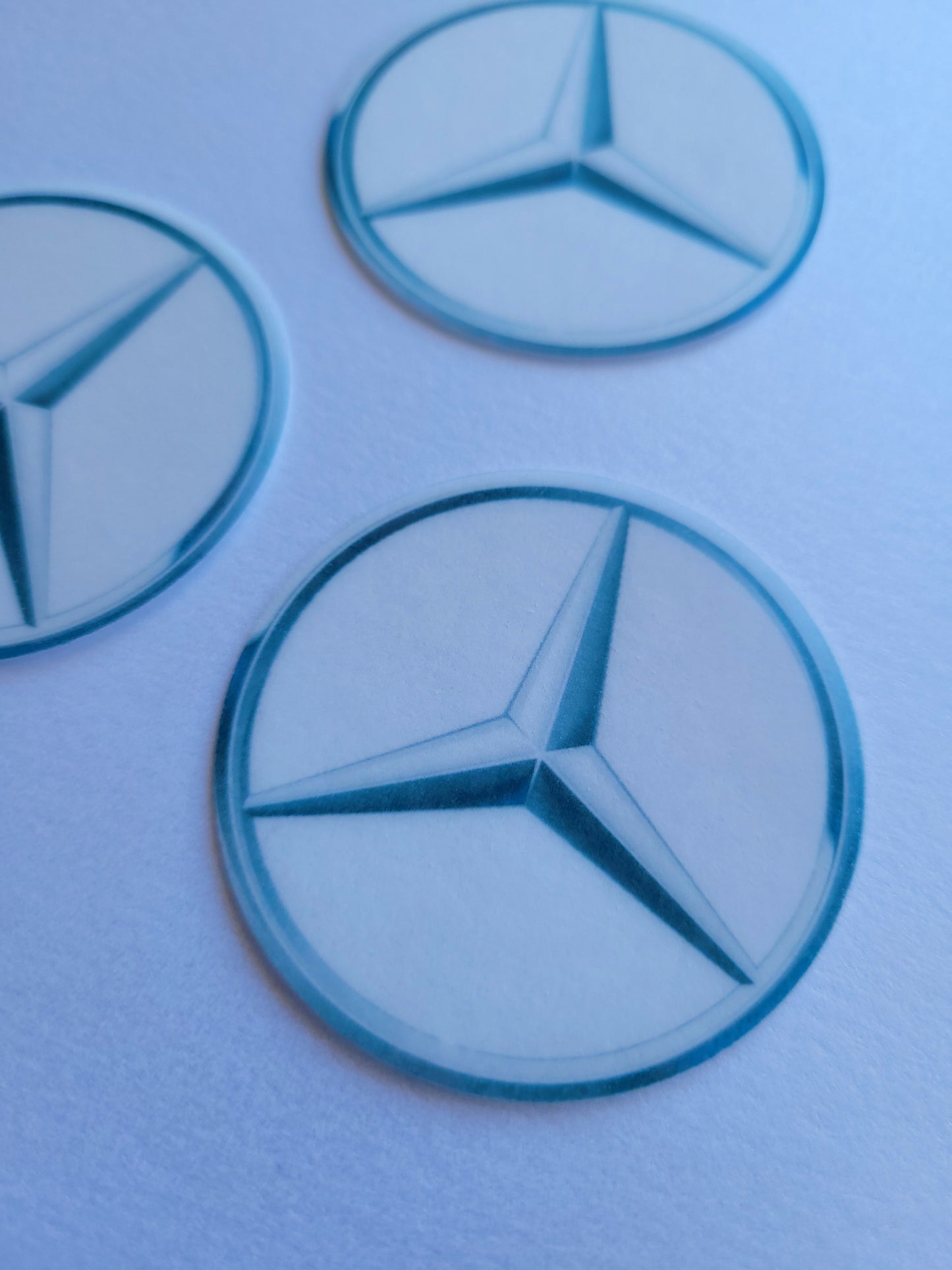 Edible Wafer Paper Pre-cut Toppers Mercedes #01