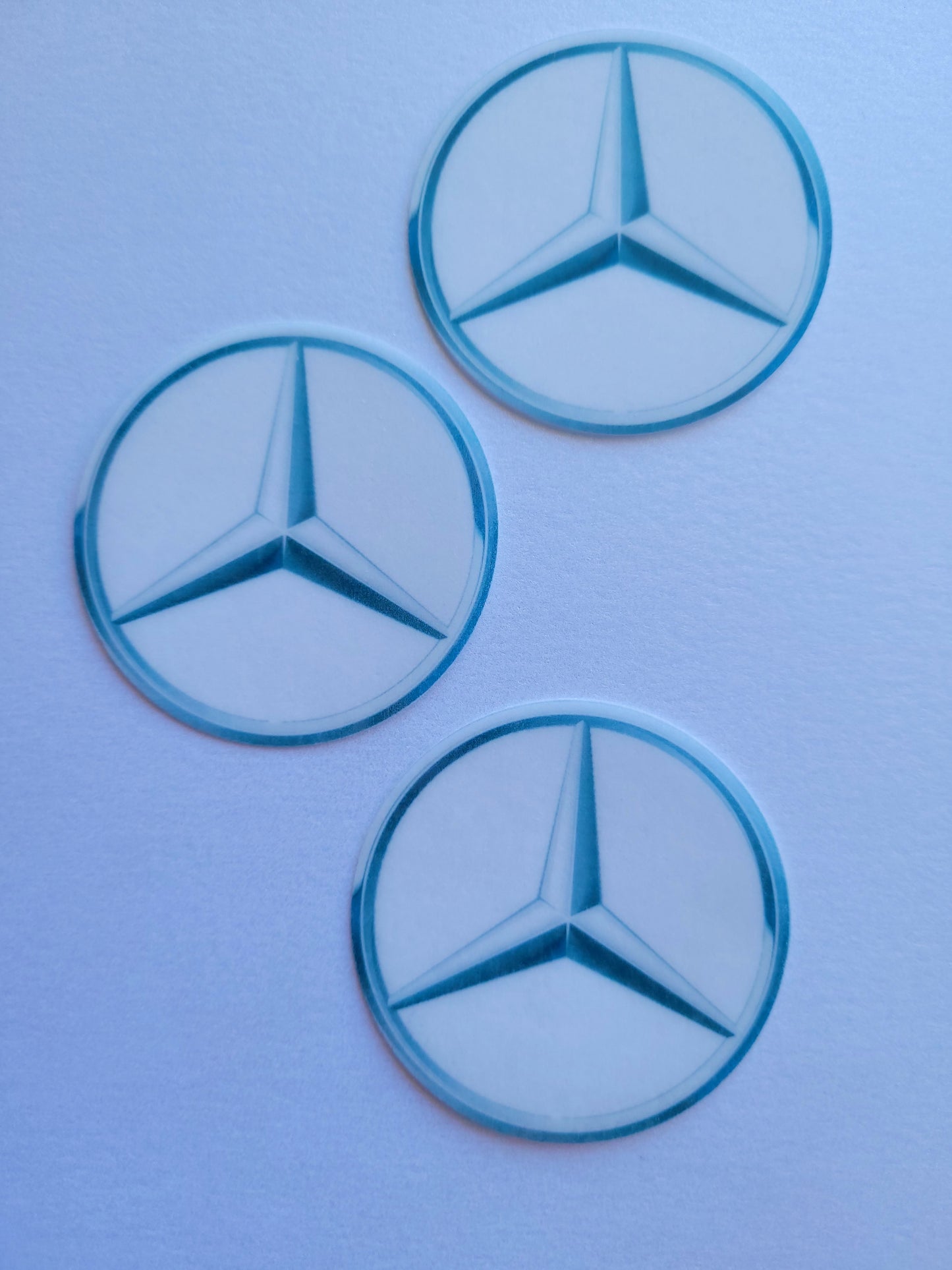 Edible Wafer Paper Pre-cut Toppers Mercedes #01