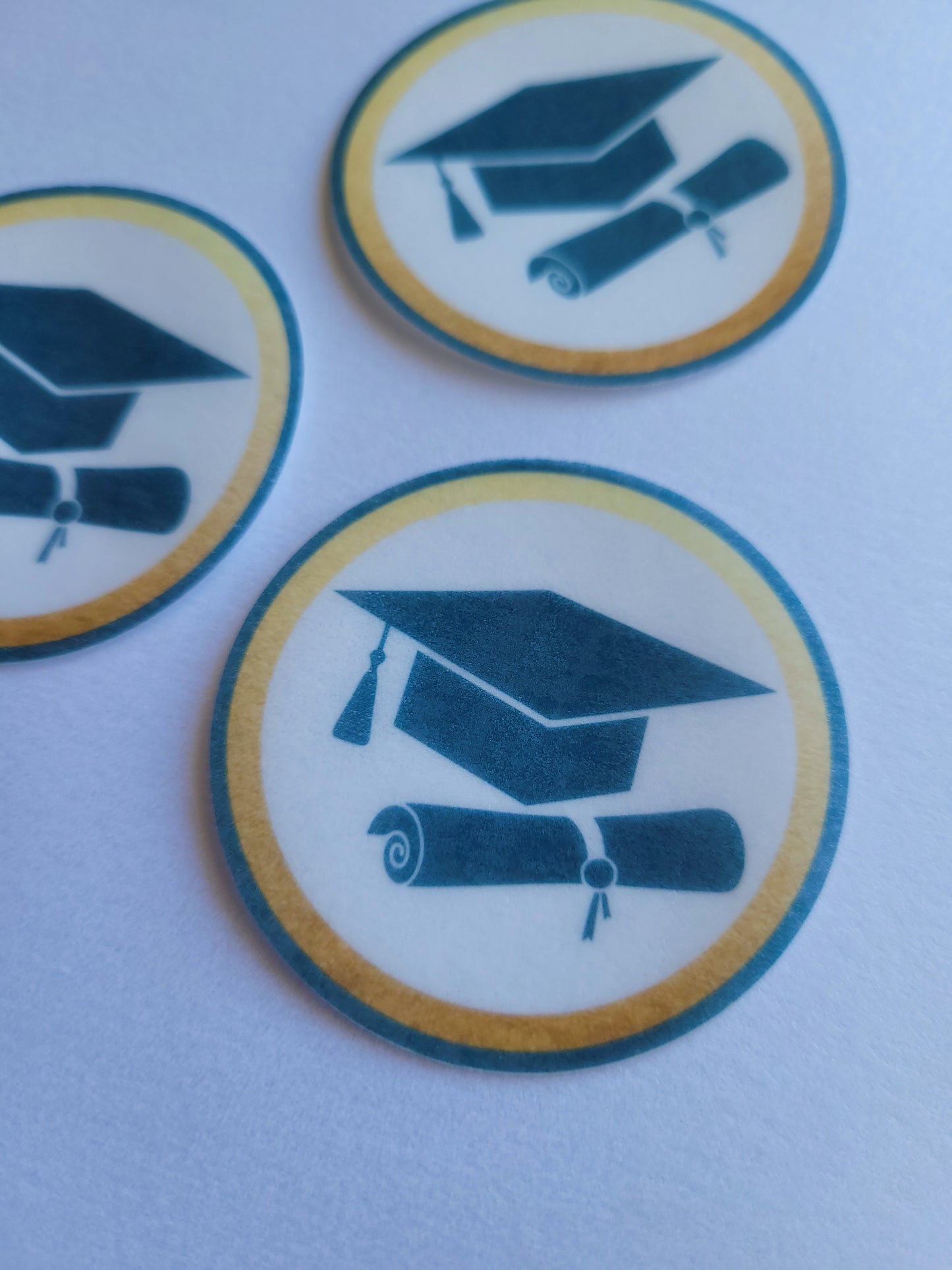 Edible Wafer Paper Pre-cut Toppers Graduation #01