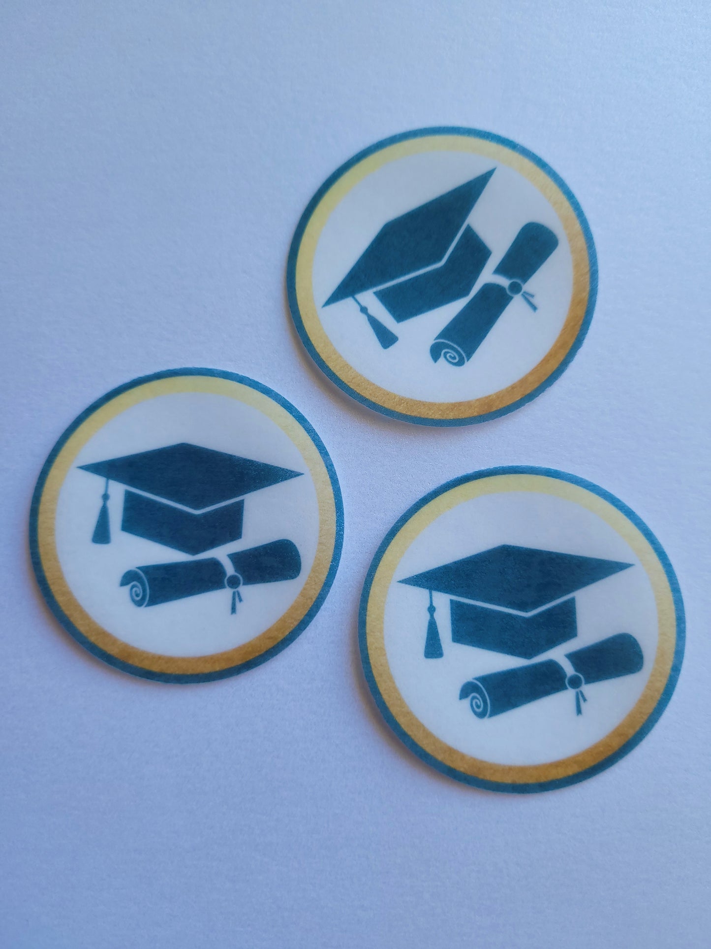 Edible Wafer Paper Pre-cut Toppers Graduation #01