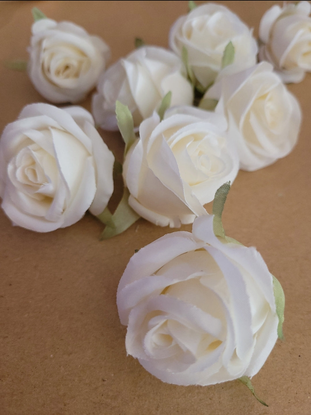 Rose Artificial Flower Head Assorted