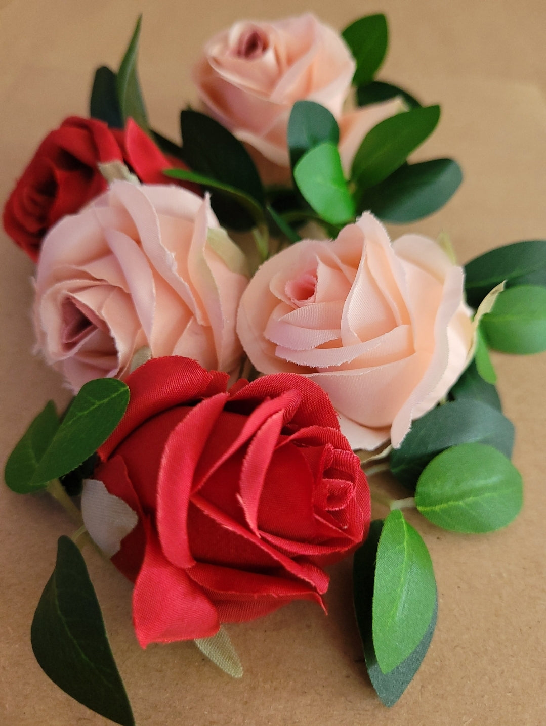 Rose Artificial Flower Head Assorted