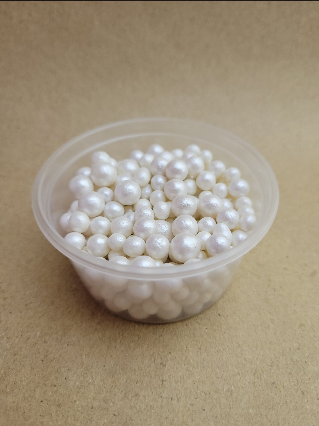 Mixed Pearls Size White - 60g